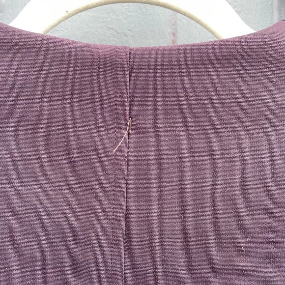 Kit and Ace Collarless Stretch Jacket, Burgundy, Small - Picture 8 of 14